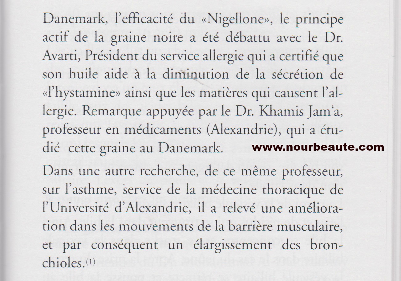 nigelle médecine prophétique